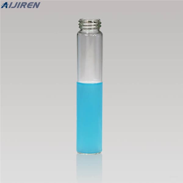 clear Volatile Organic Chemical sampling vial PTFE/silicone septa